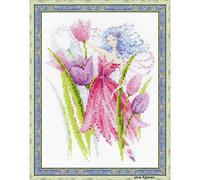 Riolis Spring Breeze Fairy Point de Croix Kit6-inch X 20,3 cm 14 Fils, Acrylique, Multicolore
