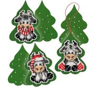 Riolis "Trois aimants à veau" broderie au point de croix set de 3 pièces DIY