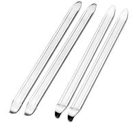 Riomijun Lot de 4 fers de montage, démonte-pneus, 30 cm, outil de montage pour moto, vélo, moto - Levier de montage en acier au manganèse