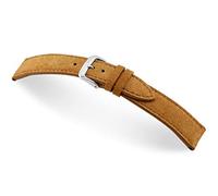 RIOS1931 Franklin 18mm Vintage Suede Leather Bracelet de Montre Fait Main en Allemagne Classique Marron Clair