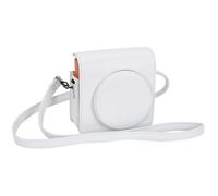 Riosin Instant SQ1/SQ40 Étui de protection pour appareil photo Fujifilm Instax Square SQ1/SQ40, en cuir PU de qualité supérieure avec sangle réglable amovible, blanc craie, étui pour appareil photo