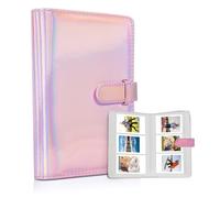 Riosin Mini album à 108 pochettes compatible avec Fujifilm Instax Mini, adapté pour Instax Mini 12/11/7+/9/Evo/40/99/Liplay, album photo de 5 x 7,6 cm pour cartes photo Canon Ivy 2 Kpop (rose magique)