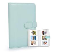 Riosin Mini album à 108 pochettes compatible avec Fujifilm Instax Mini, adapté pour Instax Mini 12/11/7+/9/Evo/Link 2, album photo de 5 x 7,6 cm pour cartes photo Canon Ivy 2 Kpop (vert menthe)