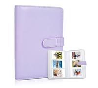 Riosin Mini album à 108 pochettes compatible avec Fujifilm Instax Mini, adapté pour Instax Mini 12/11/7+/9/Evo/Link 2, album photo de 5 x 7,6 cm pour cartes photo Canon Ivy 2 Kpop (violet lilas)