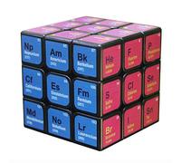 Riosupply ABS Tableau périodique des éléments Cube, 3ème ordre Cube d'apprentissage Formule d'apprentissage Science Freak Chimie Lovers Apprentissage Amusant