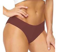 Riou Maillot Menstruel pour Fille Ado Bikini Menstruel Bain Maillot de Bain Menstruel Femme Culottes Femme Confortables et Douces Bikinis Menstruels Femme, marron, S