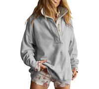 riou Sweat-shirt à manches longues pour femme, mi-saison, vintage, décontracté, t-shirt basique léger et de coupe classique original Sweatshirt pour adolescents, fille, blouses pour Noël/quotidien