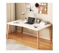 RiouPsithuric Bureau d'ordinateur moderne minimaliste pour petits espaces - Table d'étude élégante en chêne pour chambre à coucher et salon - Bureau spacieux de 120 x 60 cm pour PC et ordinateur