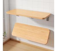 RiouPsithuric Établi mural pliable et peu encombrant, avec cadre en fer robuste, installation facile pour étude, cuisine, bar, balcon, parfait pour les livres et ordinateurs portables