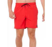 RIP CURL 17" Volley Boardshorts - Elastic Waist Swim Trunks with Fast-Drying Stretch Fabric and Pockets Combinaison modèle Court, Rouge, XL Homme