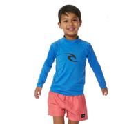 Rip Curl 2024 Enfants Brand Wave UPF Gilet Lycra à Manches Longues TNRTRV - Blue Gum