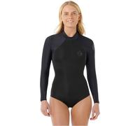Rip Curl 2026 Femmes G-Bomb Tropical 1.5mm Manches Longues Back Zip Printemps Combinaison Néoprène 147WSP - Black
