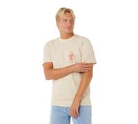 Rip Curl Search Icon Short Sleeve T-shirt Beige XL Homme
