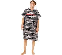 Rip Curl 2026 Hommes Serviette à Capuche Fun Times Poncho 01KMTO - Black/Gris