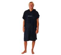 Rip Curl – Poncho de bain en microfibre Brand Hooded Towel – Noir/Gris – Homme
