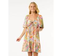Rip Curl Cala Vadella Mini Short Sleeve Short Dress Multicolore L Femme