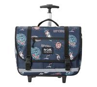 Rip Curl - Cartable à roulettes garçon 38cm - bleu/orange - 11770 Bleu G