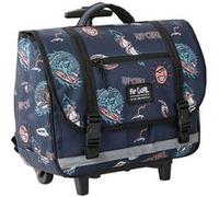 Rip Curl - Cartable à roulettes garçon 38cm - bleu/orange - 11770 Bleu G