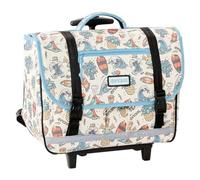 Rip Curl Cartable à roulettes garçon 38cm imprimé Surf Bleu - Polyester recyclé - Sac Trolley Scolaire CP CE1 CE2