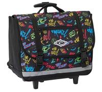 Cartable garcons Rip Curl WHEEL SATCHEL 17L BOY BTS Noir Unique