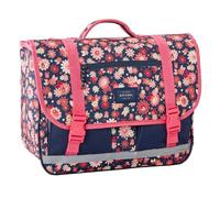 RIP CURL Cartable Fille 38cm imprimé Fleuri Marine/Rose - Sac Scolaire 2 Compartiments - CP CE1 CE2