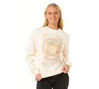 Rip Curl Chandail décontracté à Manches Longues pour Femme, Coupe décontractée, col Ras du Cou, Os Rip Curl, Taille XS