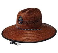 Rip Curl Chapeau de Soleil en Paille avec Logo pour Femme, Marron, Taille L