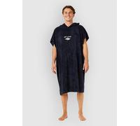 Rip Curl Classic Surf Hooded Poncho de surf noir Uni