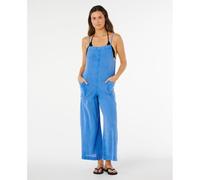 Rip Curl - Salopette en popeline de coton - Classic Surf Jumpsuit Bright Blue pour Femme en Coton - Taille S - Bleu Bleu S