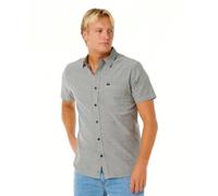 Rip Curl Classic Surf Ourtime Chemise à Manches Courtes avec Boutons pour Homme, Noir, S