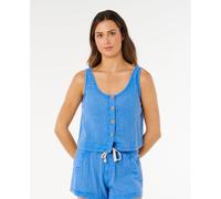 Rip Curl - Débardeur en coton - Classic Surf Tank II Bright Blue pour Femme en Coton - Taille S - Bleu Bleu S