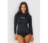 Rip Curl Classic Surf Upf Long Sleeve Rash Guard Noir L Femme