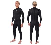 RIP CURL - Combinaison de Surf Homme Freelite 3/2 Zip Dos - Confort, Flexibilité et Isolation Thermique pour Le Printemps/été