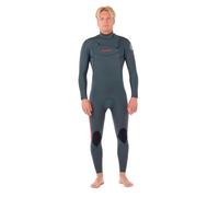 Rip Curl Dawn Patrol Pro 3/2 Mm Long Sleeve Chest Zip Neoprene Suit Gris S Homme
