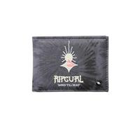 RIP CURL Combo Slim Faux Cuir Portefeuille Noir/Jaune Homme