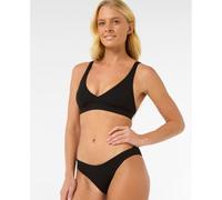 Rip Curl Custom Rib Full Bikini Bottom Noir XL Femme