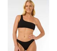 Rip Curl Custom Rib One Strap Bikini Top Noir L Femme