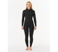 Combinaison en néoprène Rip Curl Dawn Patrol 4/3 mm Back Zip noir pur femme - 10