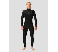 Combinaison néoprène Rip Curl Dawn Patrol Chest Zip 4/3mm ST à manches longues en noir. - XS