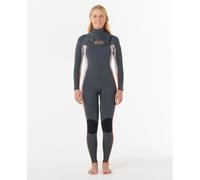 Rip Curl Dawn Patrol Pro 3/2 Mm Woman Long Sleeve Chest Zip Neoprene Suit Gris 6 Femme
