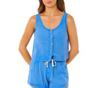 Rip Curl - Débardeur en coton - Classic Surf Tank II Bright Blue pour Femme en Coton - Taille M - Bleu Bleu M