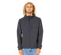 RIP CURL Elite Anti Series Veste Coupe-Vent à Capuche Hydrofuge, Noir, S Homme