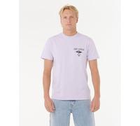 Rip Curl Fade Out Icon Short Sleeve T-shirt Violet S Homme