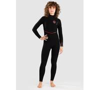 Rip Curl Fbomb Fusion 3/2 Mm Woman Long Sleeve Free Zip Neoprene Suit Noir 8 Femme