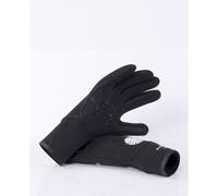 RIP CURL 2023 Flashbomb 3/2mm 5 Finger Glove WGL1CF -Black Glove Size - S