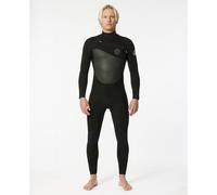 Rip Curl - Flashbomb 3/2 mm Chest Zip Wetsuit - Combinaison de surf homme Black - XL