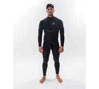 Rip Curl - Flashbomb Fusion 4/3 mm Zip Free - Combinaison de surf homme Black - L