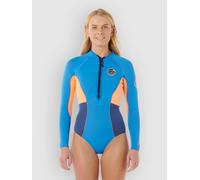 Rip Curl G-bomb 1.5 Mm Full Spring Woman Long Sleeve Front Zip Shorty Bleu 8 Femme