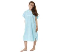 Rip Curl Girls Classic Surf Hooded Towel Change Robe/Poncho 00CGTO - Sky Blue Junior Size - S