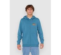 Rip Curl Grateful Shred Sweat à capuche zippé bleu M